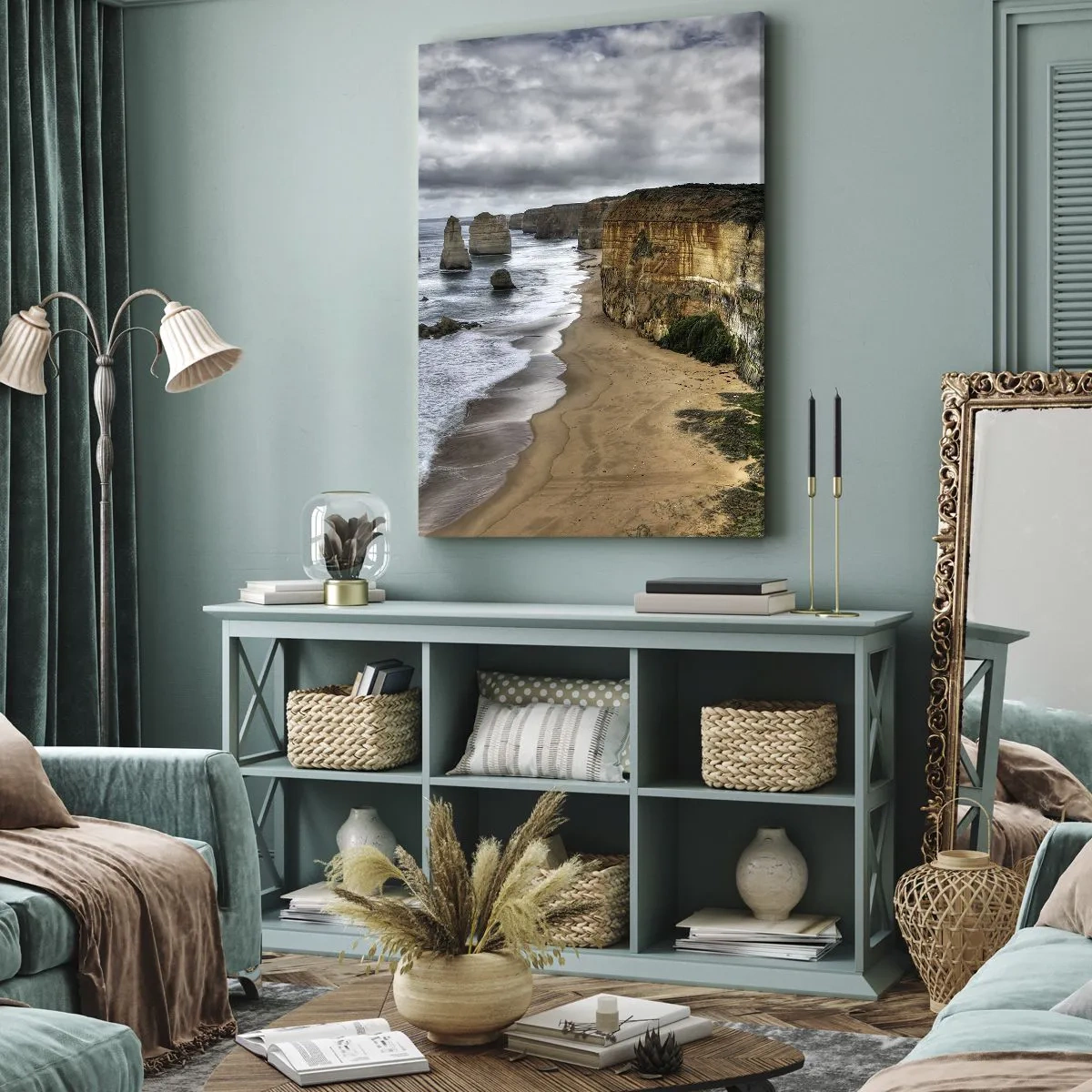 Lærredstryk - Billede på lærred - Rå skønhed - 45x80 cm