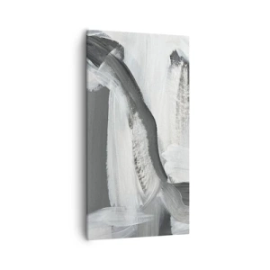 Lærredstryk - Billede på lærred - Med beslutsom bevægelse - 55x100 cm