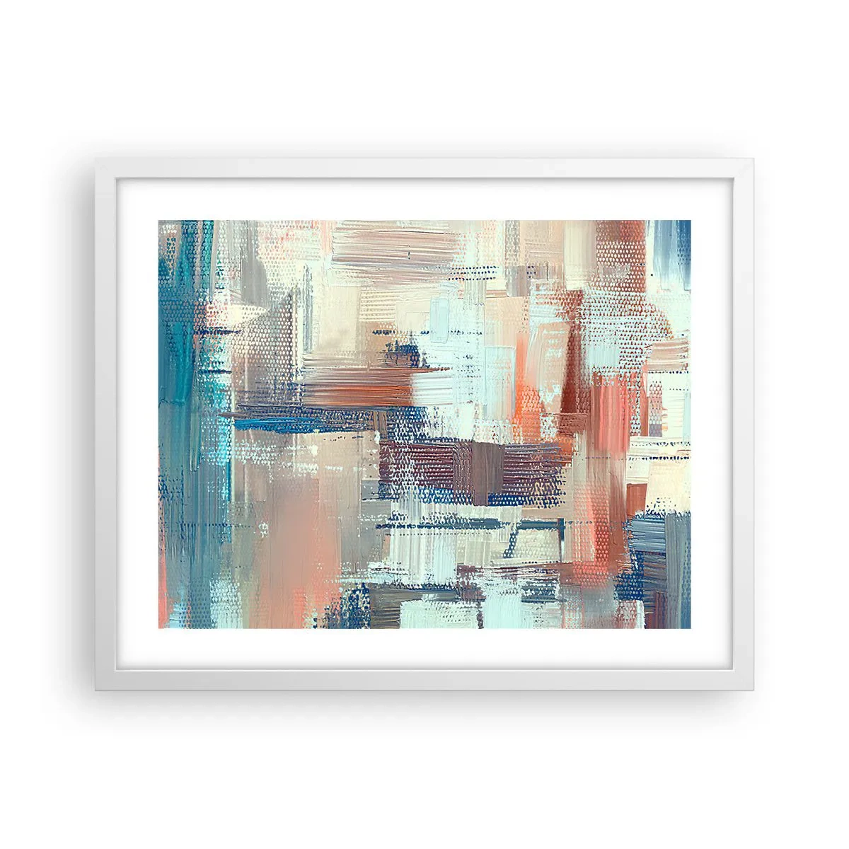 Plakat i hvid ramme - At nå lyset - 50x40 cm