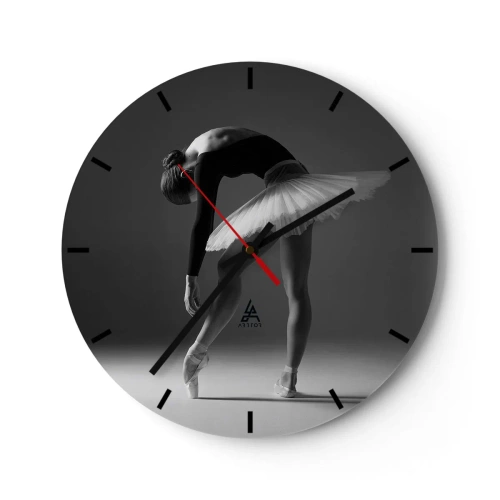 Vægur, Uret - Bella balerina - 40x40 cm