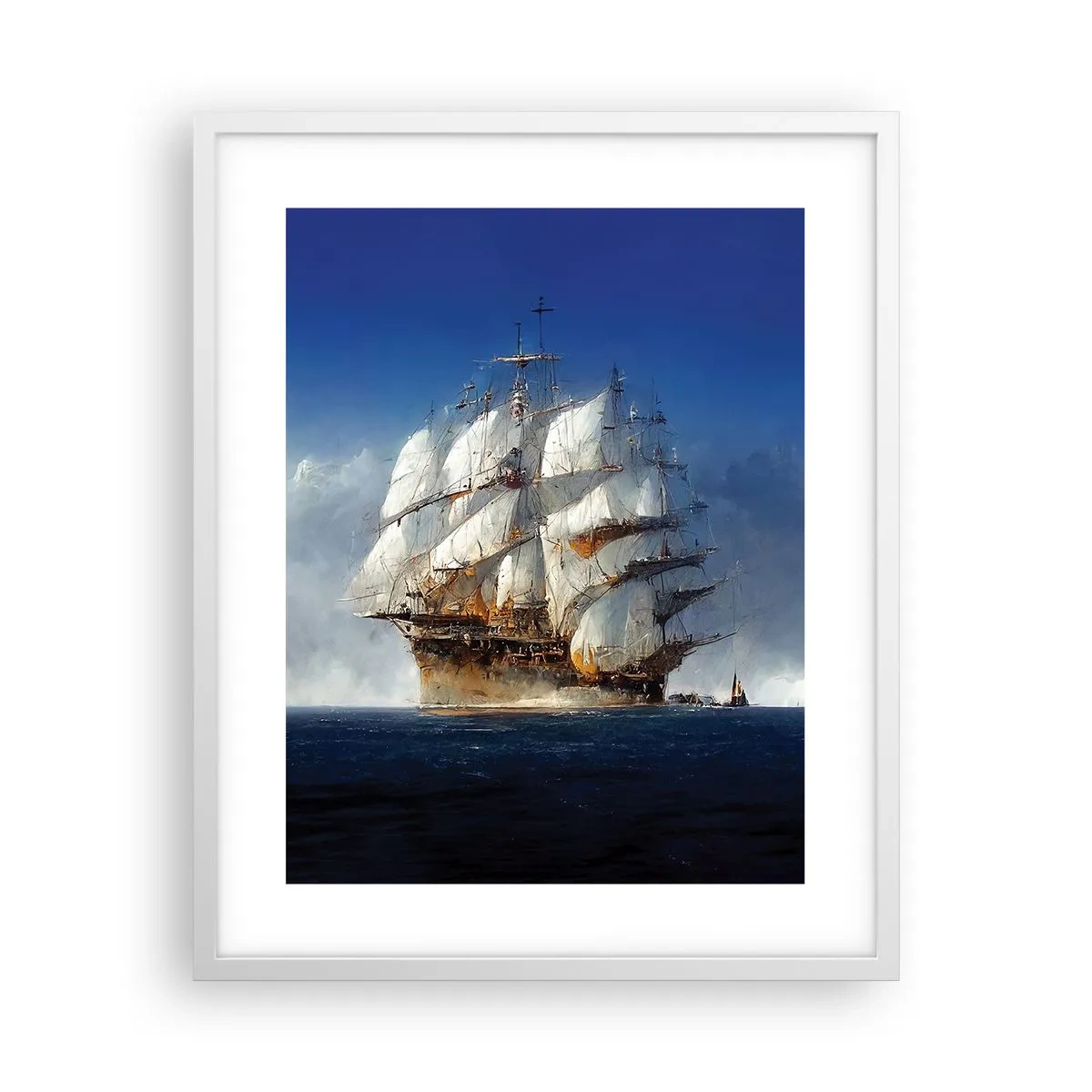 Plakat i hvid ramme - Den store herlighed! - 40x50 cm