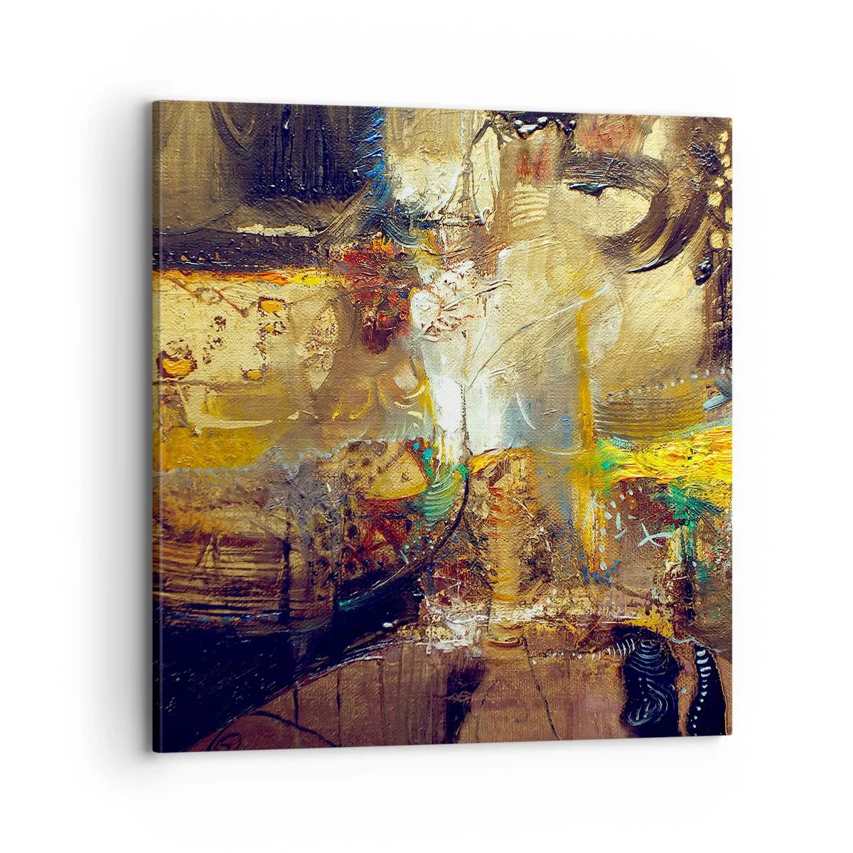 Lærredstryk - Billede på lærred - Kold, varm, meget varm - 70x70 cm