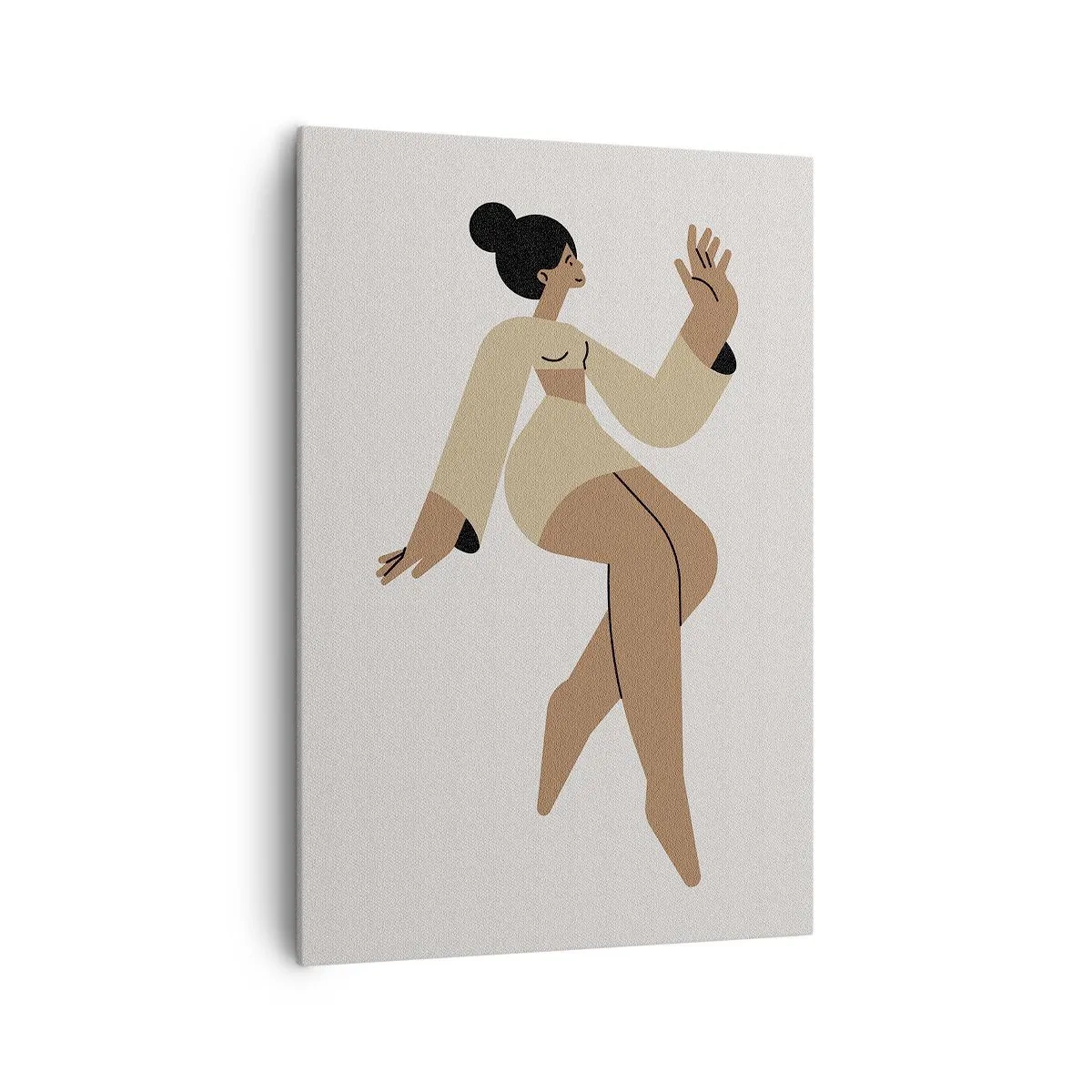 Lærredstryk - Billede på lærred - Form af nåde - 70x100 cm