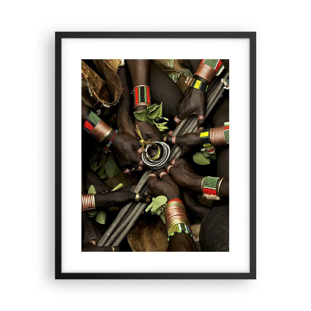 Plakat i sort ramme - Vi er sammen - 40x50 cm