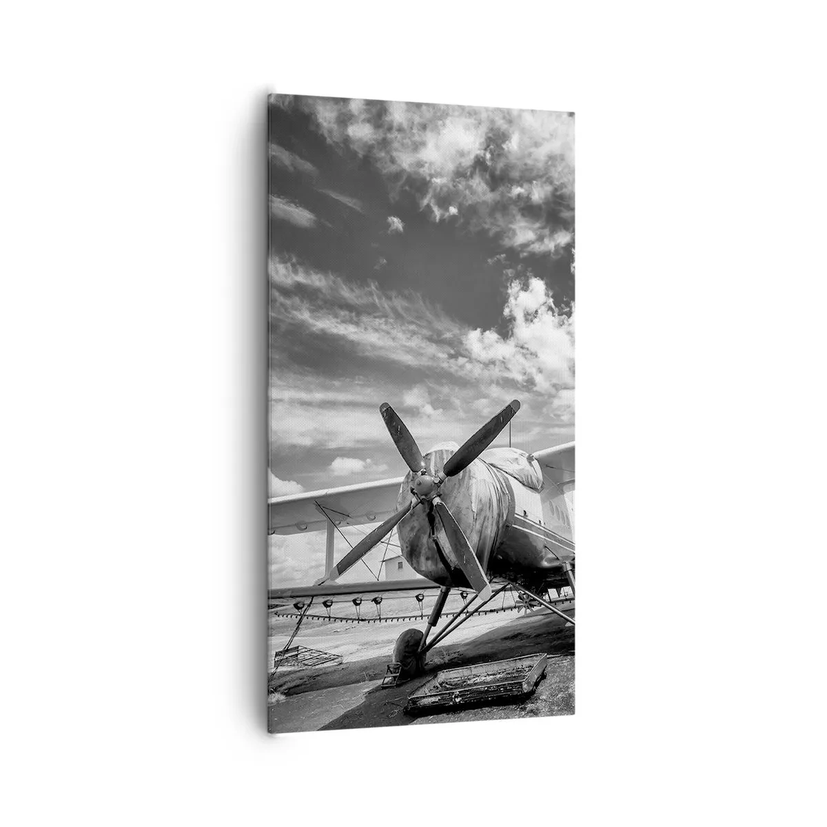 Lærredstryk - Billede på lærred - Jeg kan ikke vente! - 65x120 cm