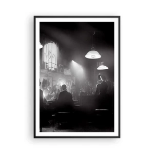 Plakat i sort ramme - I en jazzet stemning - 70x100 cm