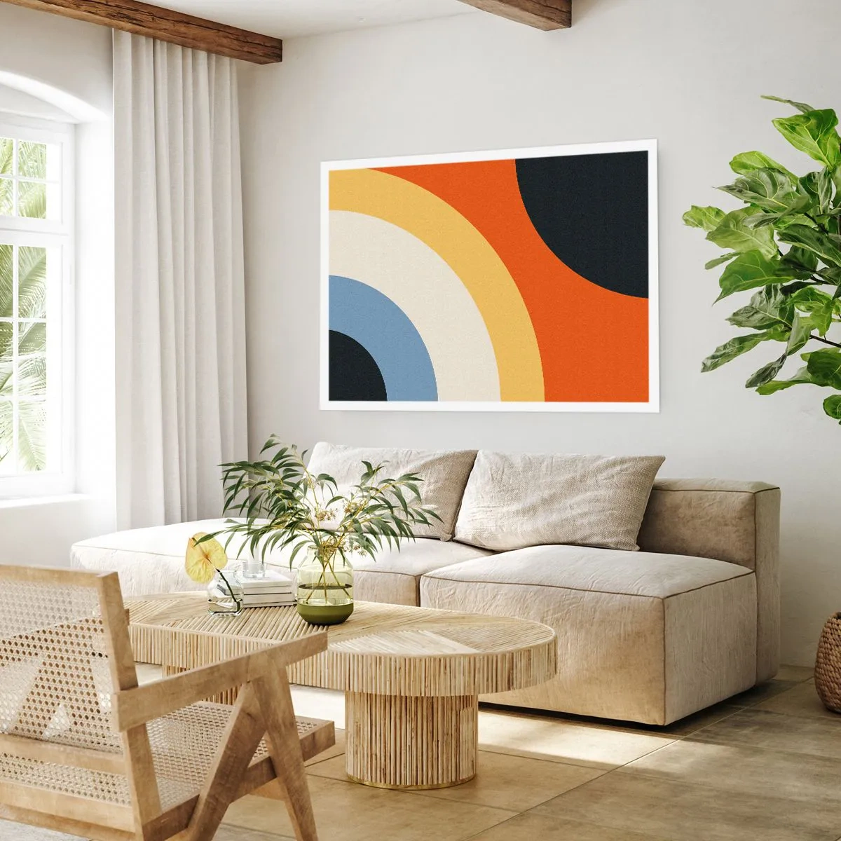 Plakat - Over for hinanden - 100x70 cm