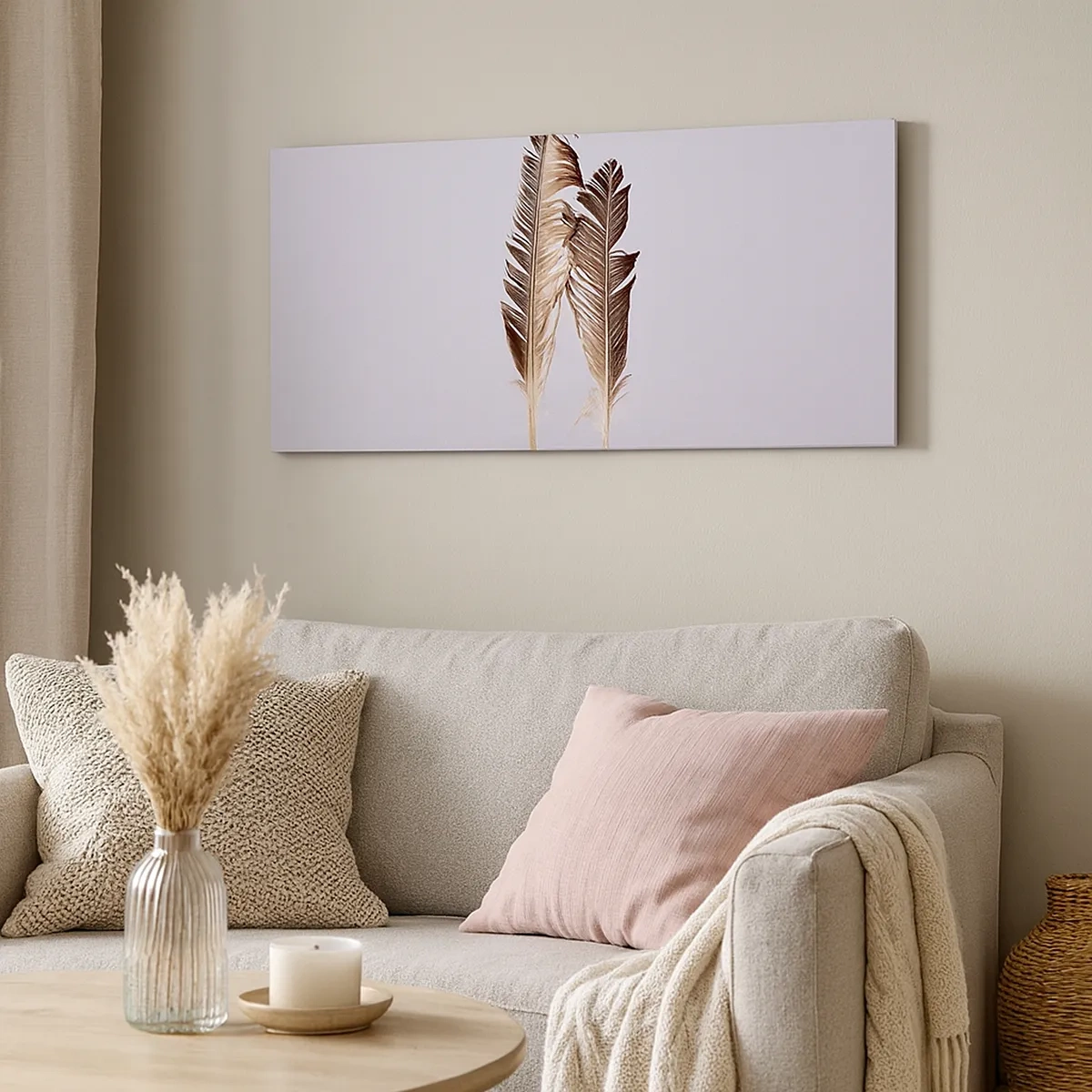 Lærredstryk - Billede på lærred - Mod intetheden - 30x30 cm