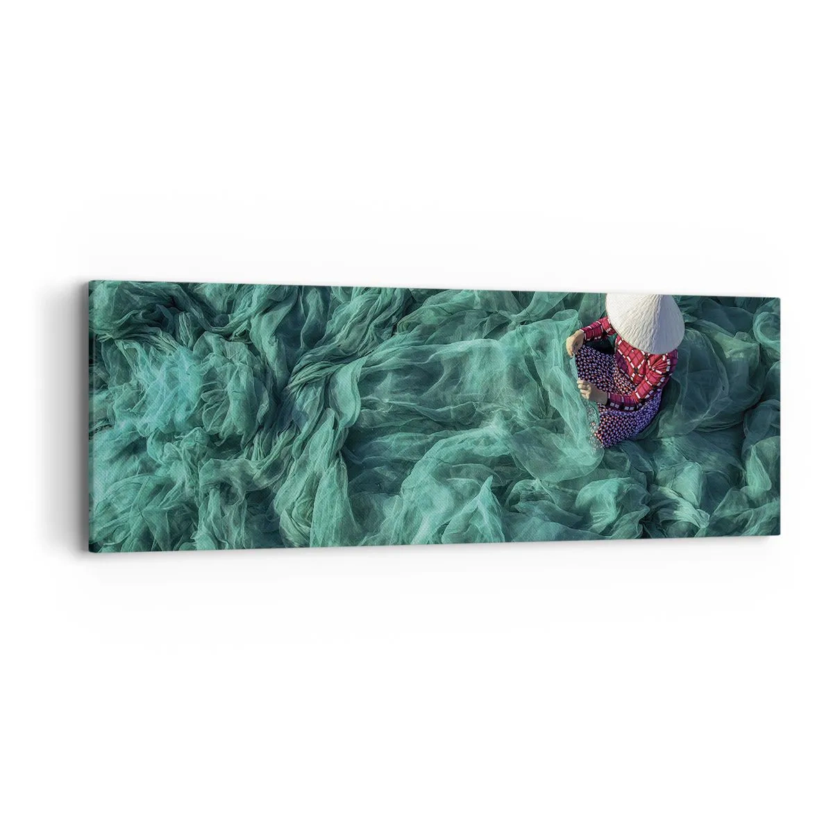 Lærredstryk - Billede på lærred - I et hav af lys - 90x30 cm