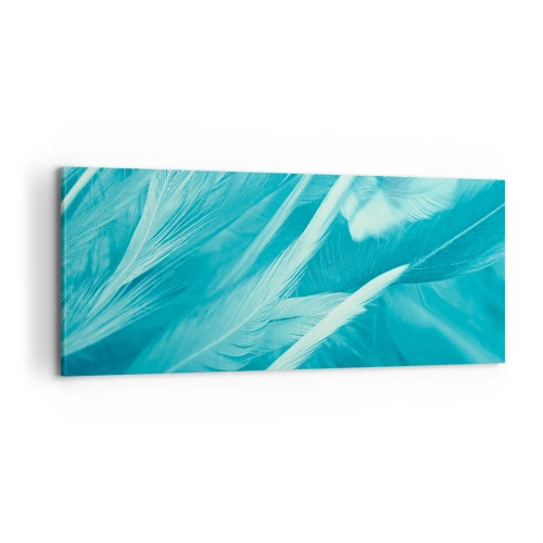 Lærredstryk - Billede på lærred - At drukne i fluff - 100x40 cm