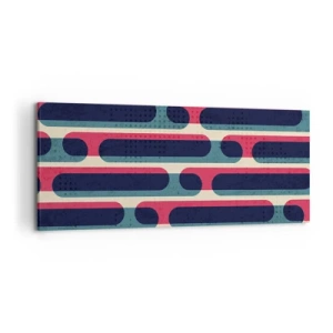 Lærredstryk - Billede på lærred - Indad og fremad - 120x50 cm