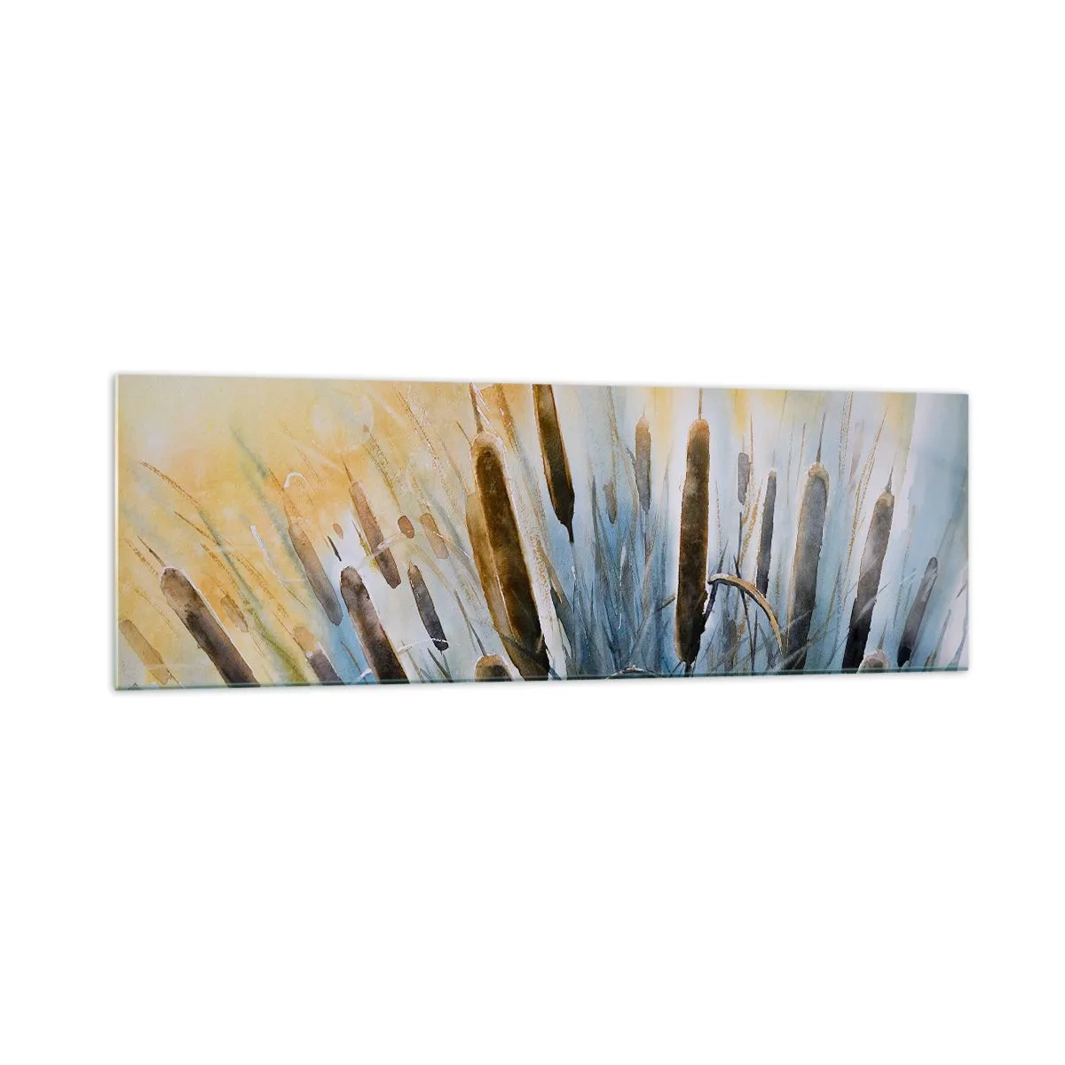 Billede på glas - Vandets kulde, solens varme - 160x50 cm