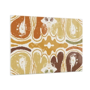 Billede på glas - Sentimental abstraktion - 100x70 cm