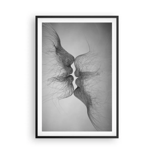 Plakat i sort ramme - Vindens kys - 61x91 cm