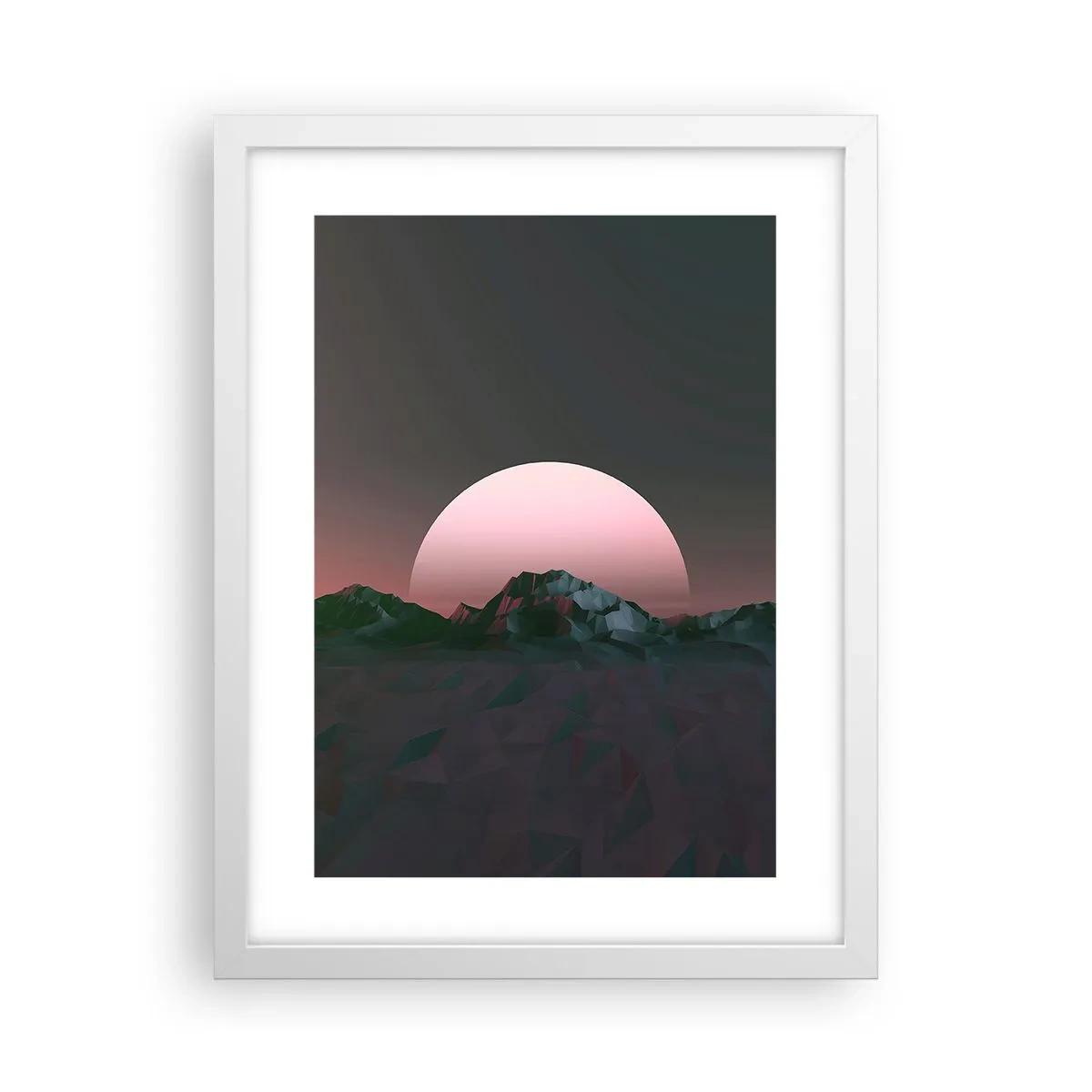 Plakat i hvid ramme - I en nabogalakse - 30x40 cm