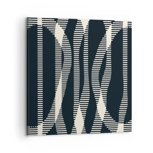 Lærredstryk - Billede på lærred - Forsøg på at bryde igennem mørket - 50x50 cm