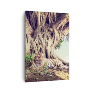 Lærredstryk - Billede på lærred - Udsigt fra Første Mosebog - 70x100 cm