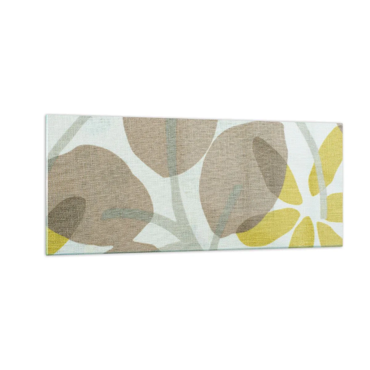 Billede på glas - Komposition i solskinnet - 100x40 cm