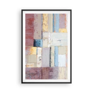 Plakat i sort ramme - Geometriens ro - 61x91 cm