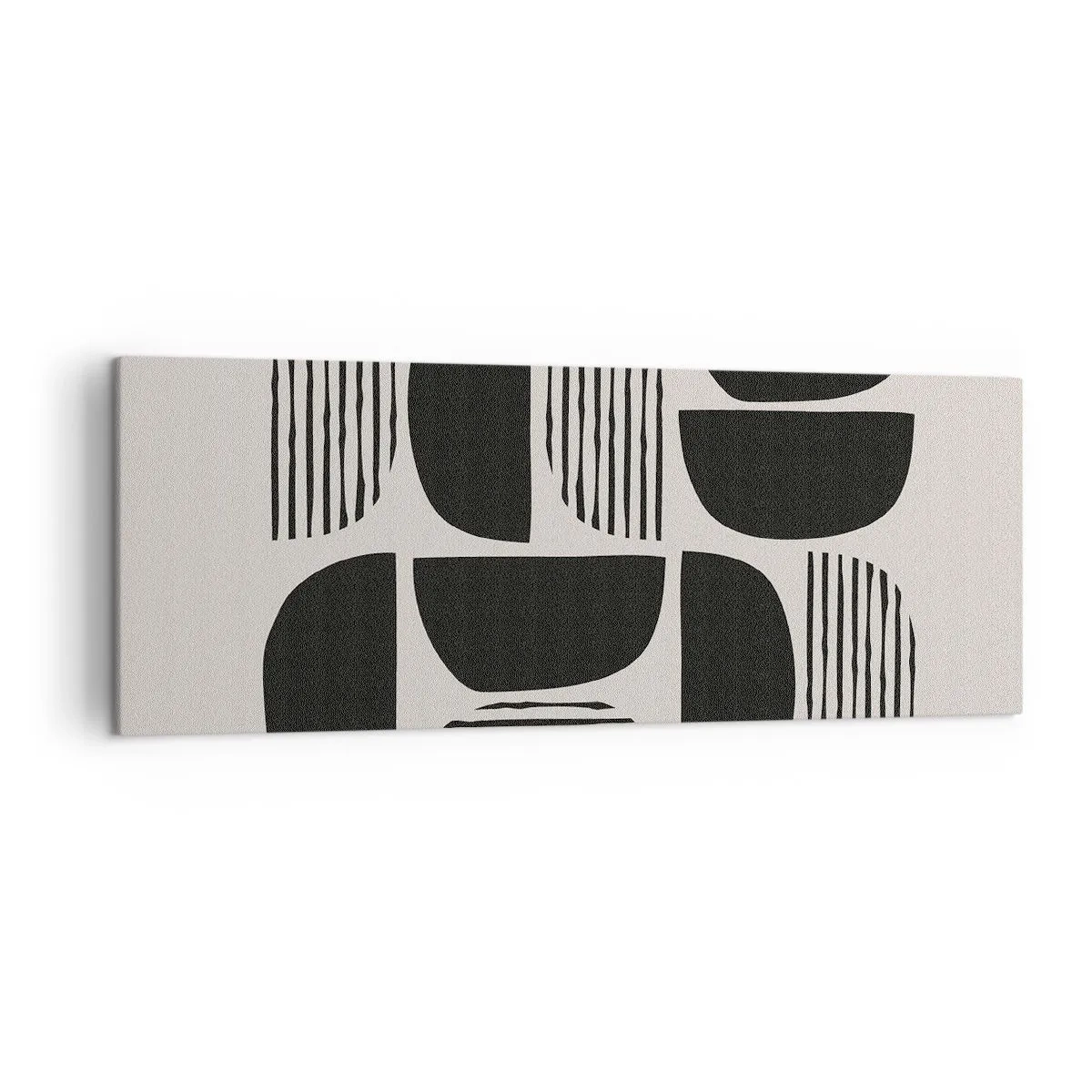 Lærredstryk - Billede på lærred - Halvhjertede arrangementer - 140x50 cm