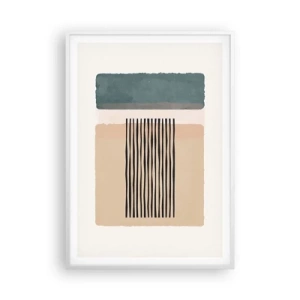 Plakat i hvid ramme - Alt er i god stand - 70x100 cm