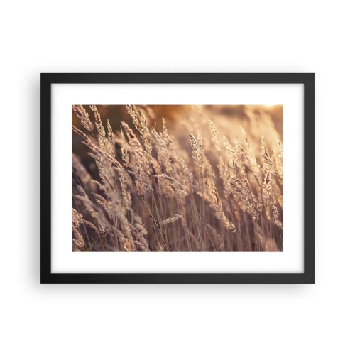 Plakat i sort ramme - Klar til at byde efteråret velkommen - 40x30 cm