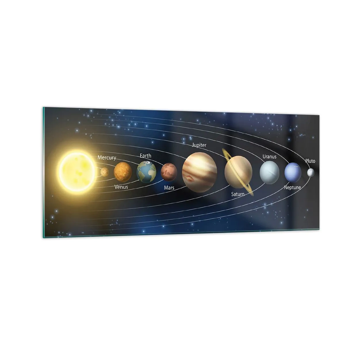 Billede på glas - En ud af ti - 100x40 cm