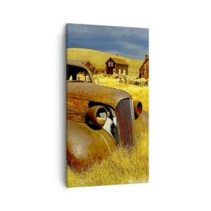 Lærredstryk - Billede på lærred - Et velfortjent hvil - 45x80 cm