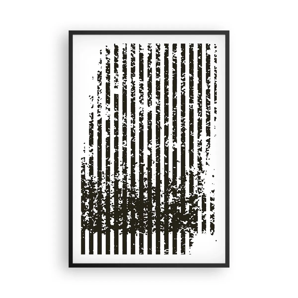 Plakat i sort ramme - Rytme og støj - 61x91 cm