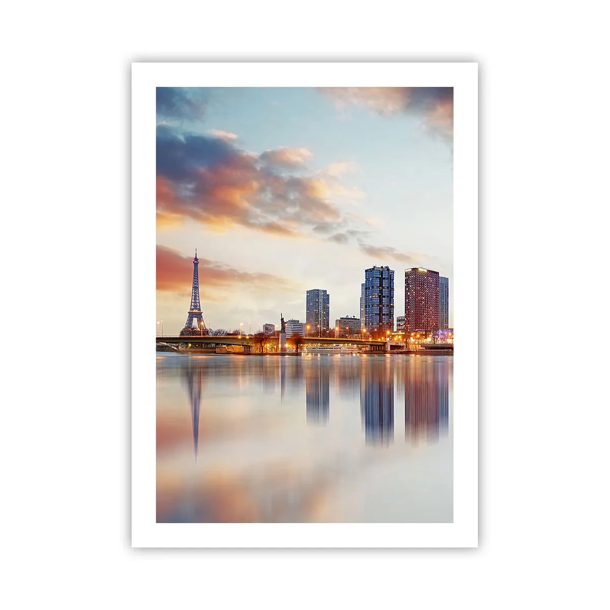 Plakat - Den monumentale ro i Paris - 50x70 cm