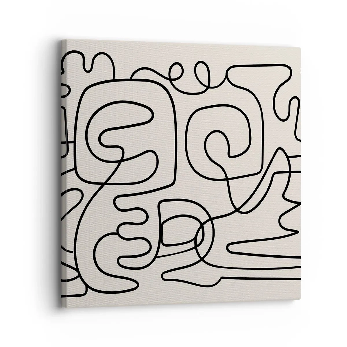 Lærredstryk - Billede på lærred - På sporet - 30x30 cm