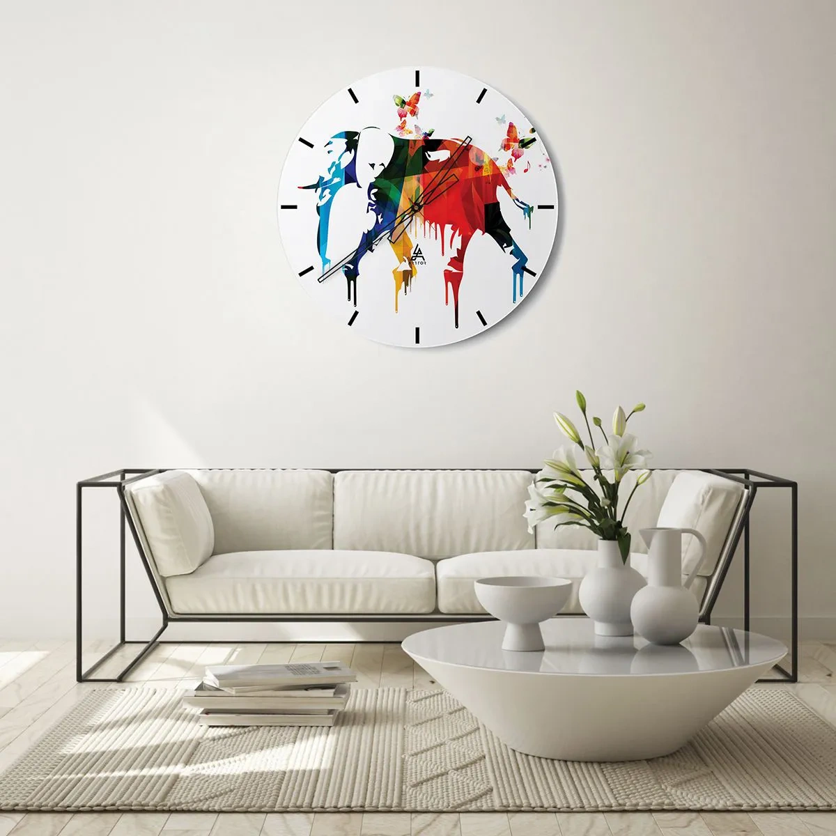 Vægur, Uret - Alle kan danse - 40x40 cm