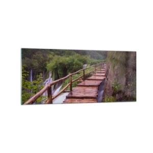 Billede på glas - En utrolig skønhed - 120x50 cm