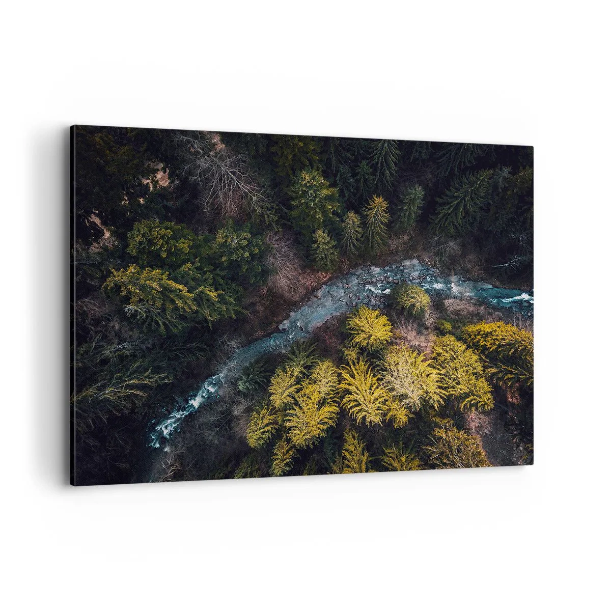 Lærredstryk - Billede på lærred - Hurtigt, stadig hurtigere - 120x80 cm
