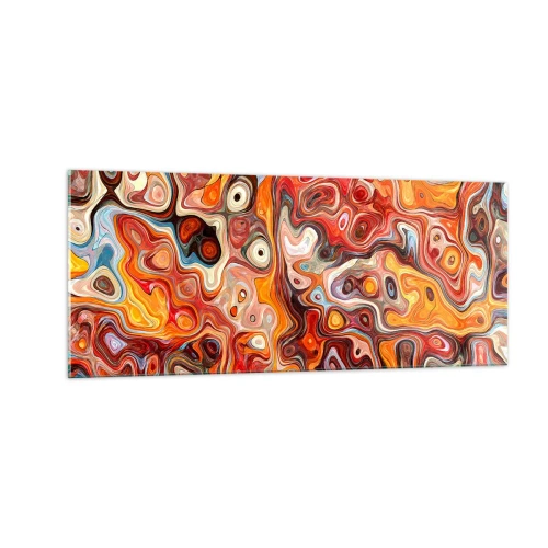 Billede på glas - Hvis nødderne var smeltet i honningen - 100x40 cm