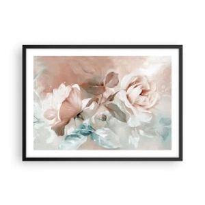 Plakat i sort ramme - Den romantiske ånd - 70x50 cm