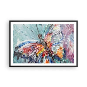 Plakat i sort ramme - Malet af naturen - 91x61 cm