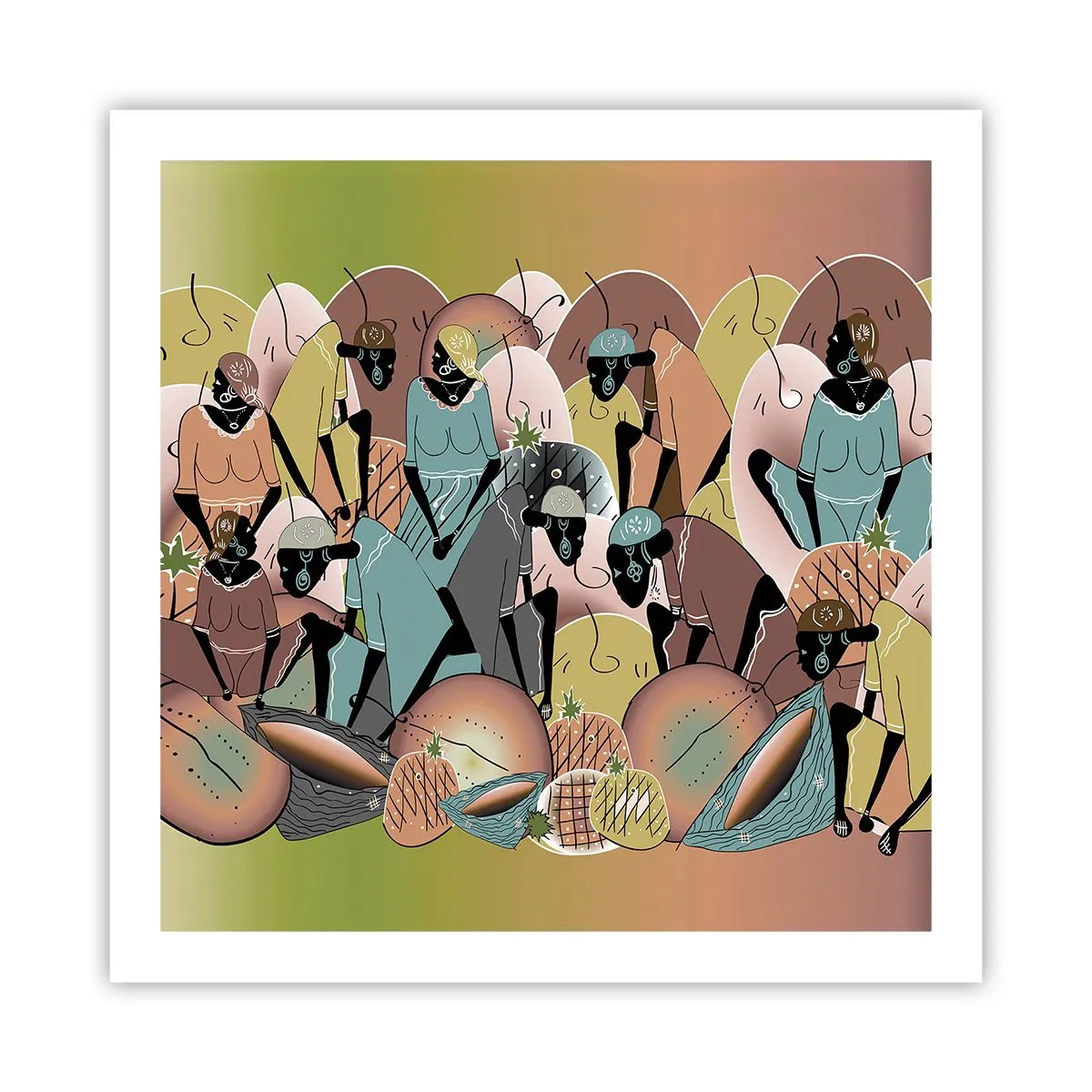 Plakat - Den store fejring er på vej - 60x60 cm