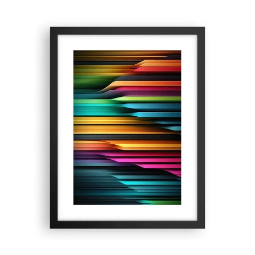 Plakat i sort ramme - Lysende orgel - 30x40 cm