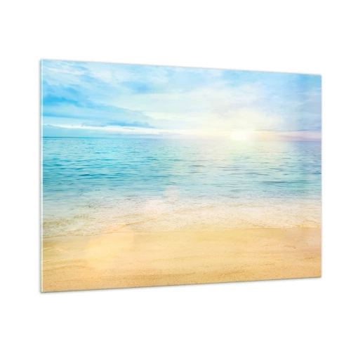 Billede på glas - Det store blå - 100x70 cm