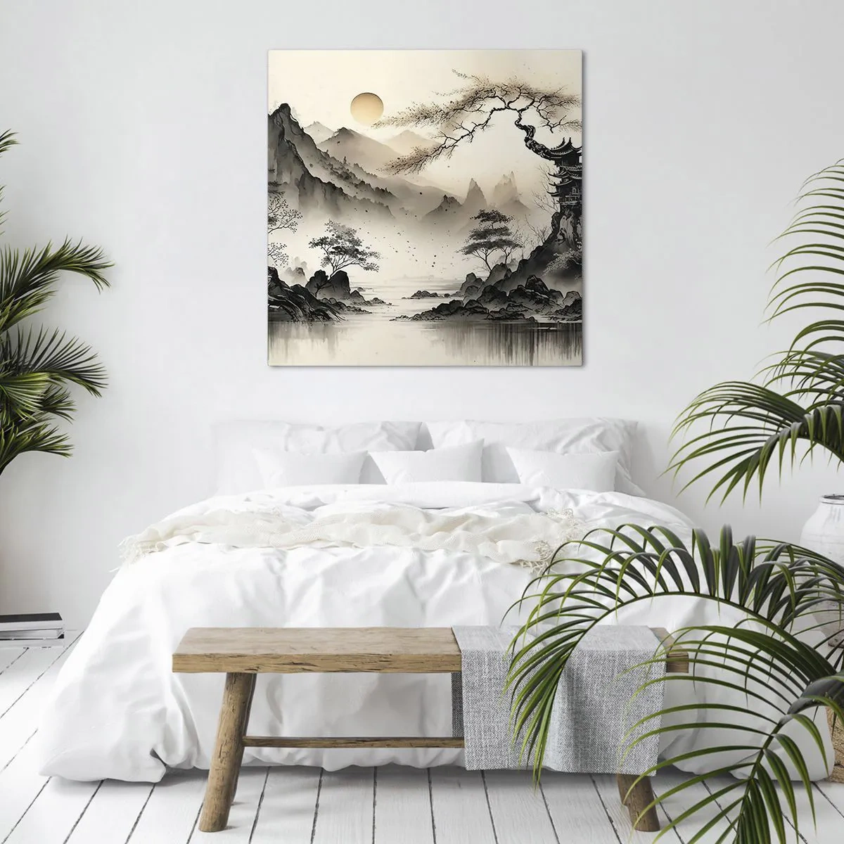 Lærredstryk - Billede på lærred - Orientens unikke charme - 30x30 cm