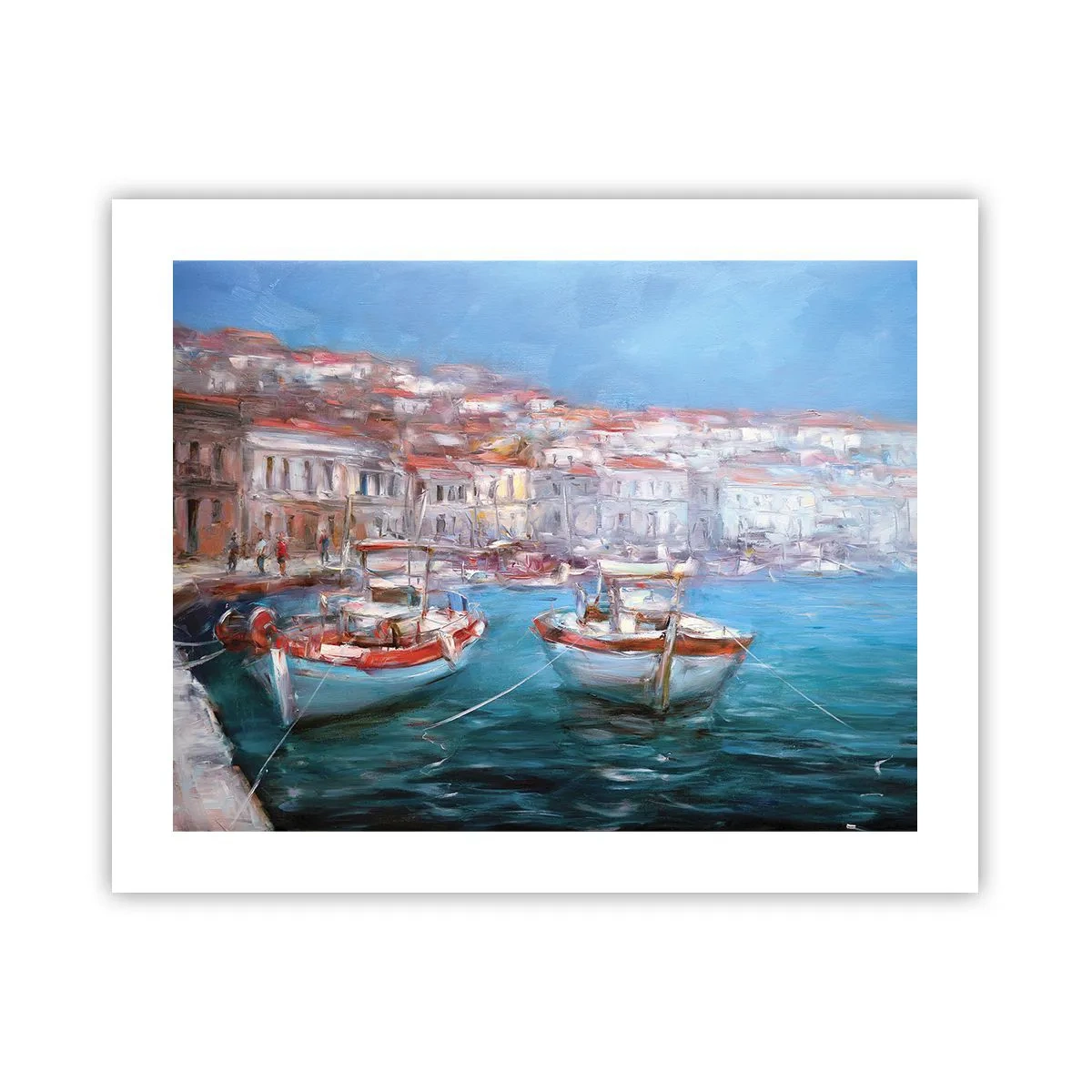 Plakat - Italiensk bugt - 50x40 cm