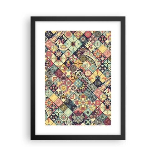 Plakat i sort ramme - Marokkansk stemning - 30x40 cm