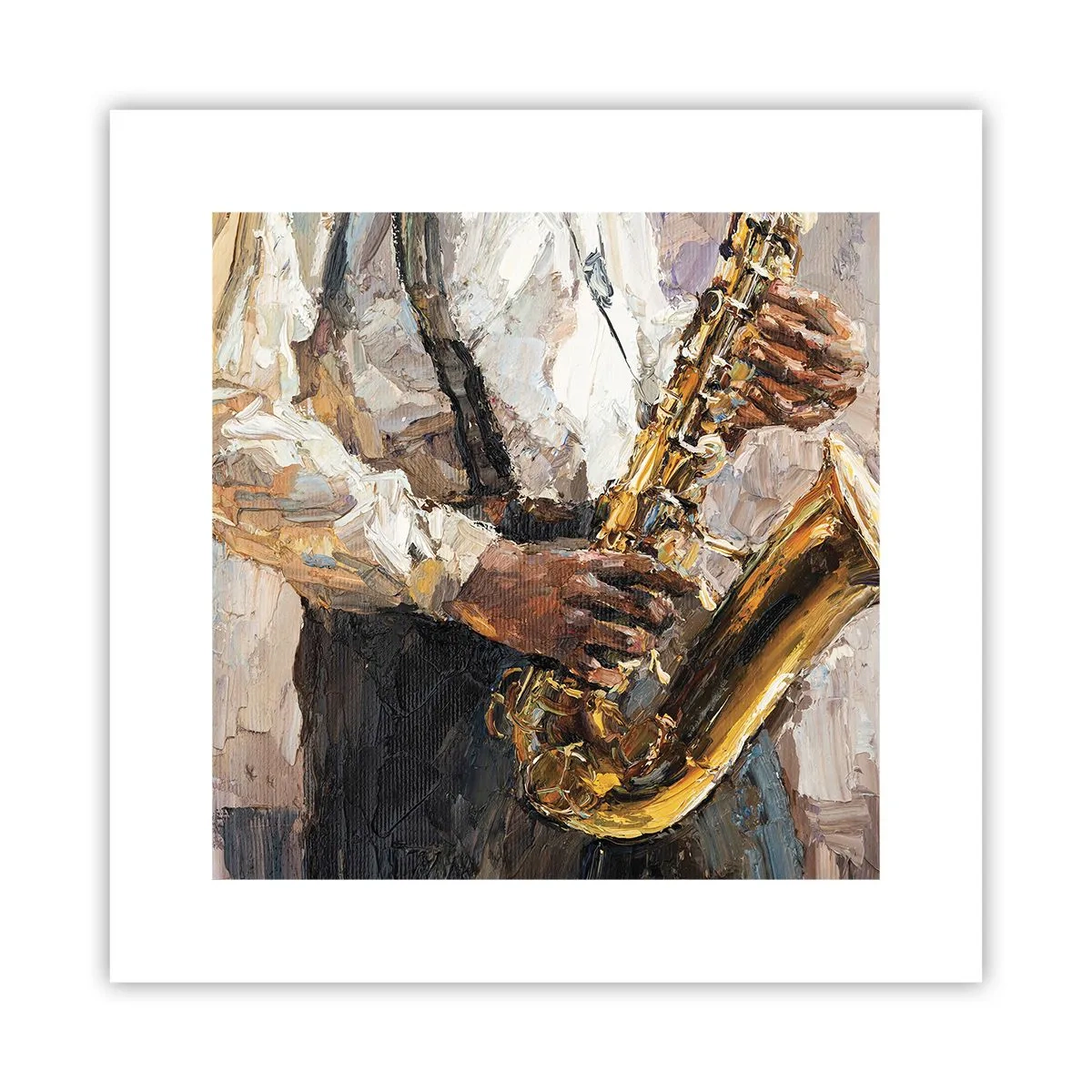 Plakat - Tid til at gå solo - 30x30 cm