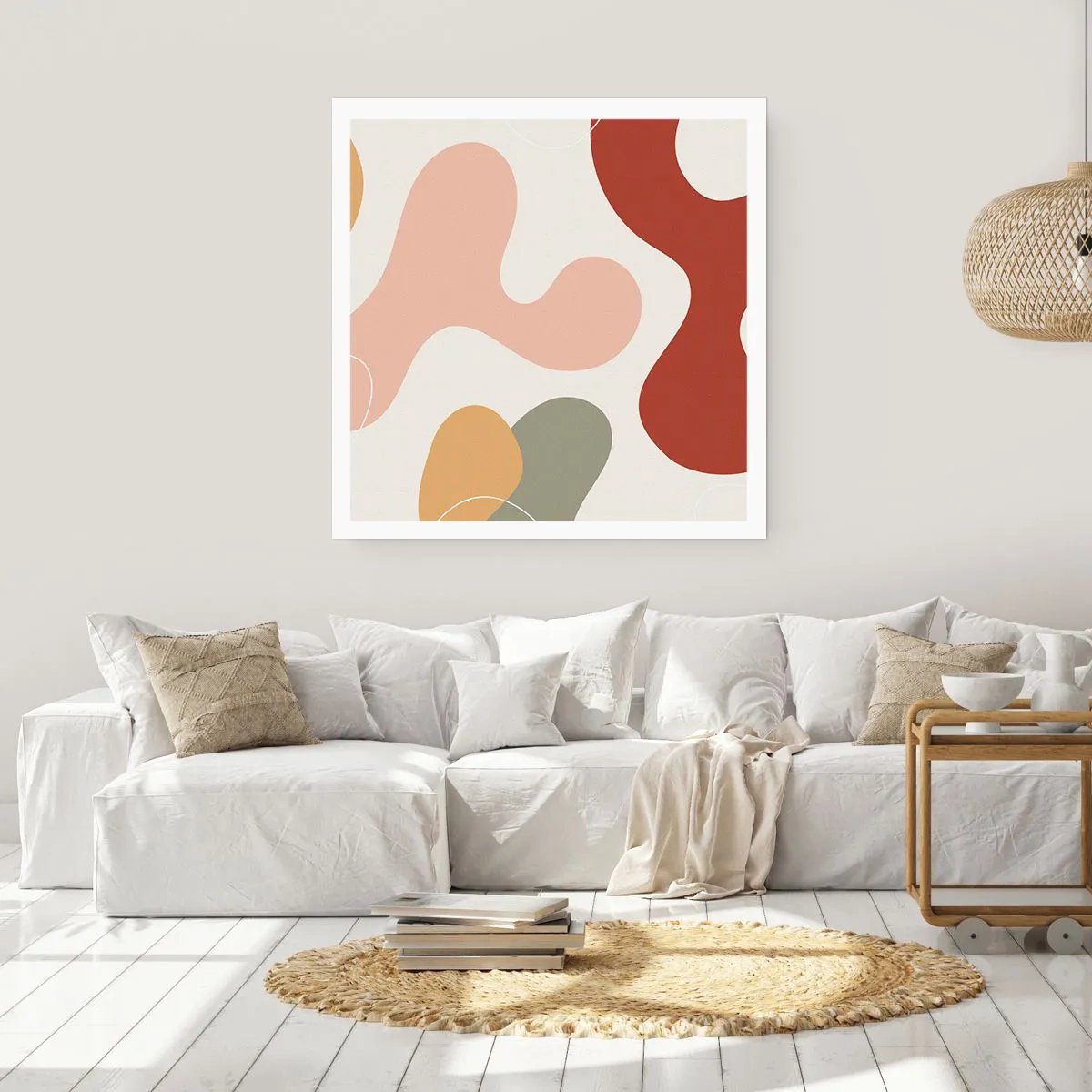 Plakat - Es eller flores? - 50x50 cm