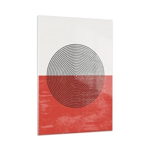 Billede på glas - Lige til sagen - 50x70 cm