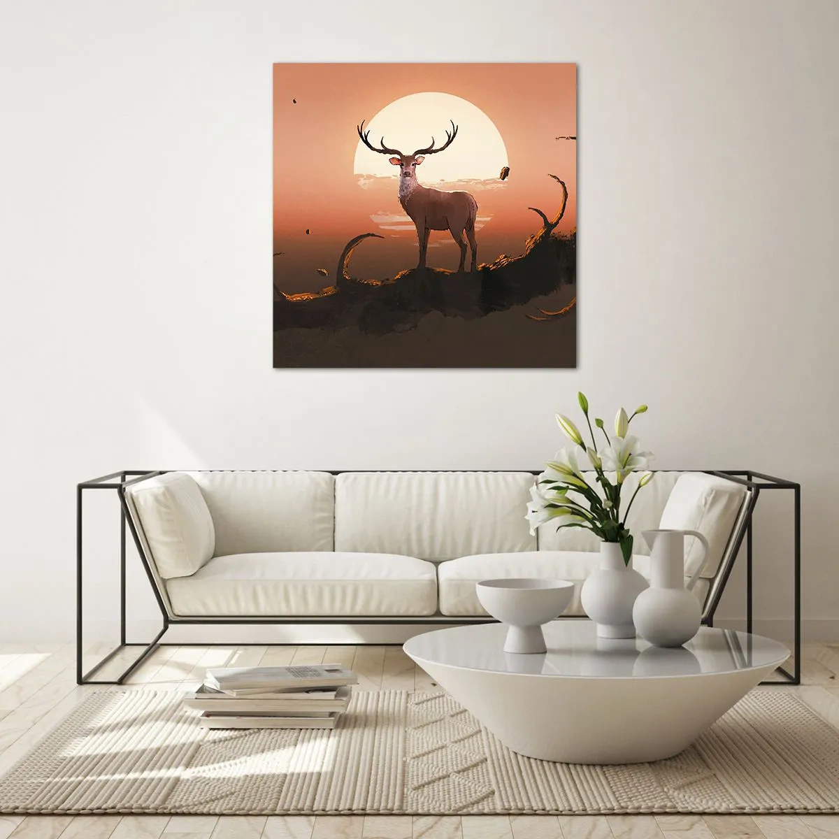 Billede på glas - Denne aften er ikke som alle andre - 60x60 cm