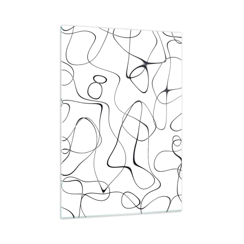 Billede på glas - Livets veje, skæbnens omskiftelser - 50x70 cm