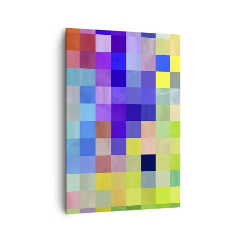 Lærredstryk - Billede på lærred - Alle er forskellige, alle er lige - 70x100 cm