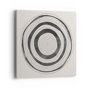 Lærredstryk - Billede på lærred - Det vigtige er det, der er imellem - 40x40 cm